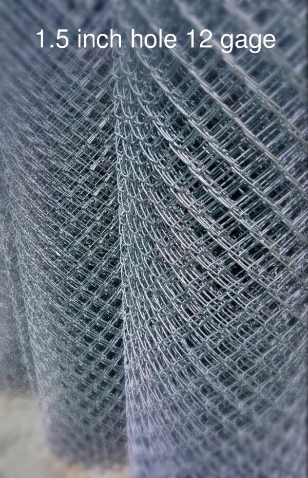 Chain Link Fence (1.5 inch by 11 -12 -13 gauge)