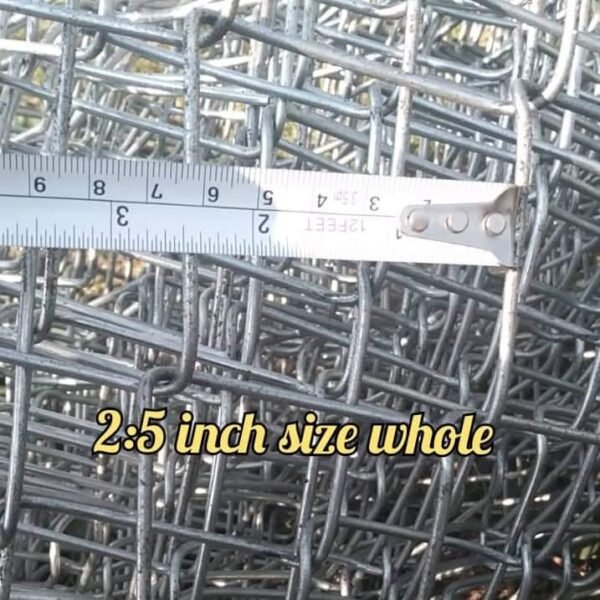 chainlink fence size [2.5 inch 10 -11-12 Guage ]